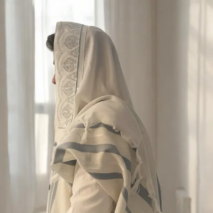 טלית סברובסקי דגם כתר טלית סברובסקי דגם כתר