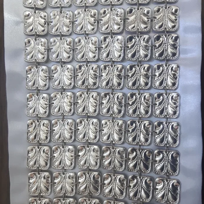 עטרה לטלית מכסף טהור דגם בובוב - 6 שורות