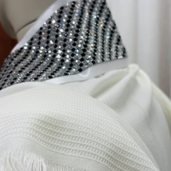 טלית פרימיום לחתן דגם "קריסטל בלאק"