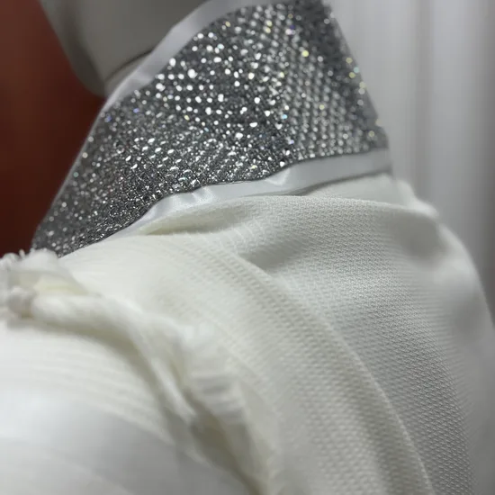 טלית מעוצבת לחתן דגם "קריסטל"