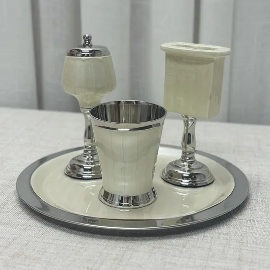 סט הבדלה מעוצב דגם "פנינה"