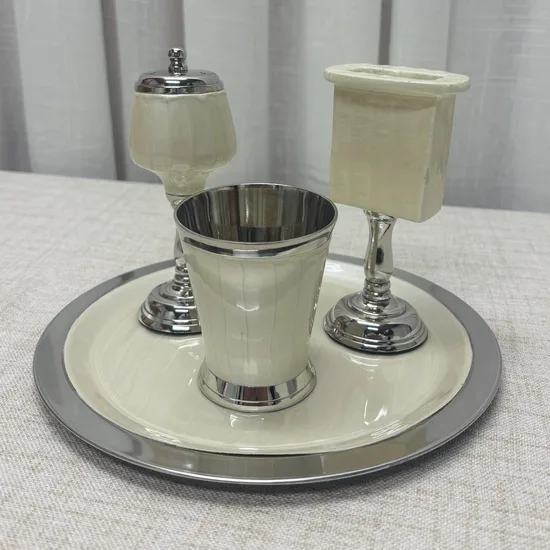 סט הבדלה מעוצב דגם "פנינה"