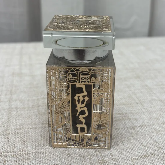 מעמד בשמים להבדלה קריסטל דגם "גולד"