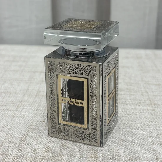 כלי לבשמים להבדלה קריסטל דגם "נאה"