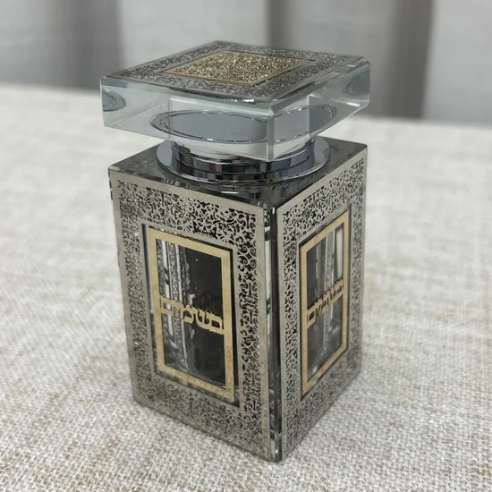 כלי לבשמים  להבדלה קריסטל דגם "נאה"