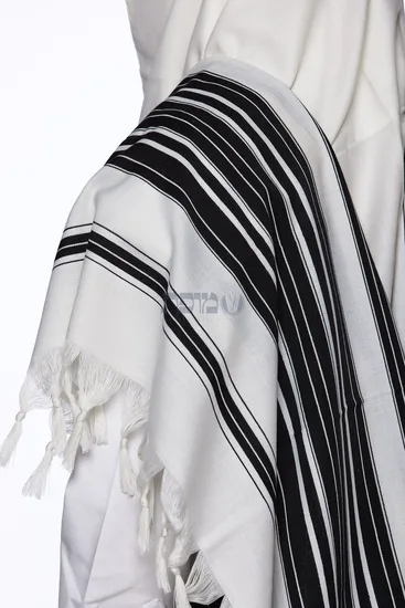 טלית חב"ד מהודרת בשילוב ביטנה כותנה