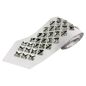 עטרה לטלית סברובסקי SWAROVSKI ריבועים - סטן לבן