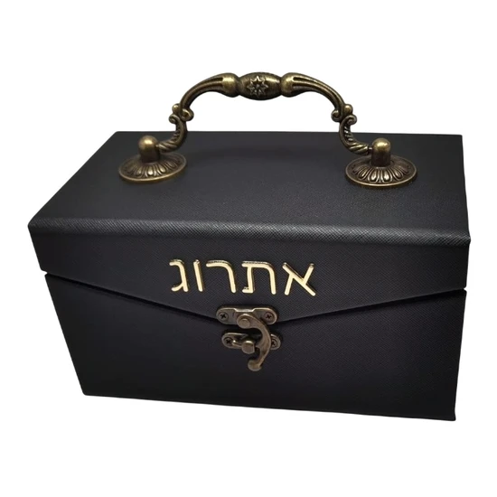 קופסת אתרוג דגם מלכות - בלאק