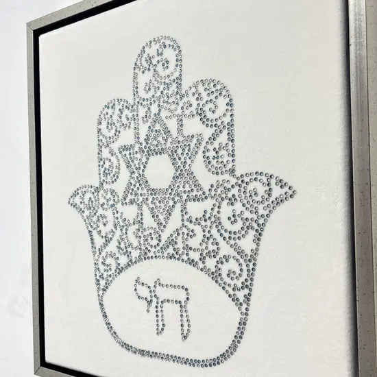 ציור קריסטל סברובסקי SWAROVSKI- חמסה - חי