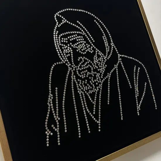 ציור קריסטל סברובסקי SWAROVSKI - בבא סאלי