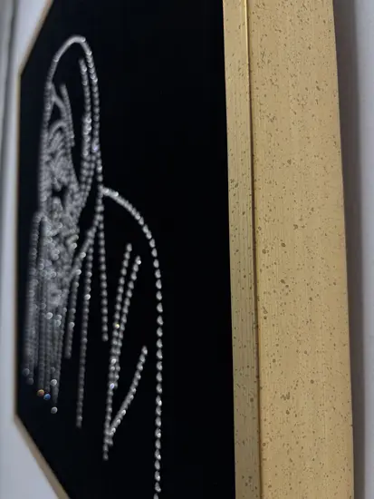 ציור קריסטל סברובסקי SWAROVSKI - בבא סאלי