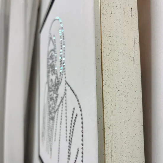 ציור קריסטל סברובסקי SWAROVSKI "בבא סאלי"