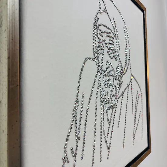 ציור קריסטל סברובסקי SWAROVSKI "בבא סאלי"