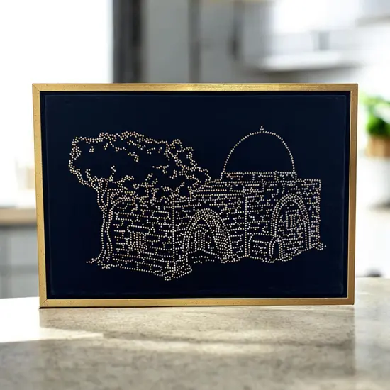 ציור קריסטל סברובסקי SWAROVSKI - קבר רחל