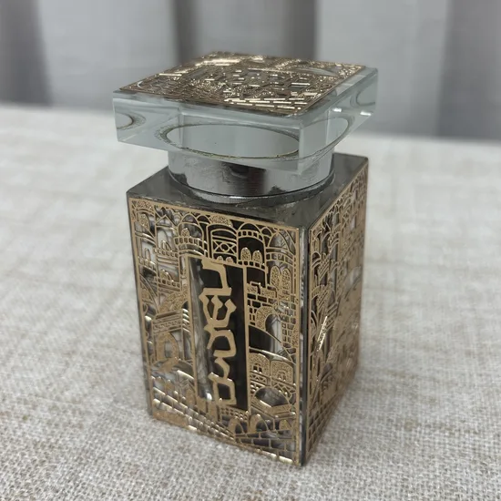 מעמד בשמים להבדלה קריסטל דגם "גולד"