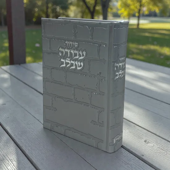 סידור בעיצוב יוקרתי דמוי עור דגם "גריי"