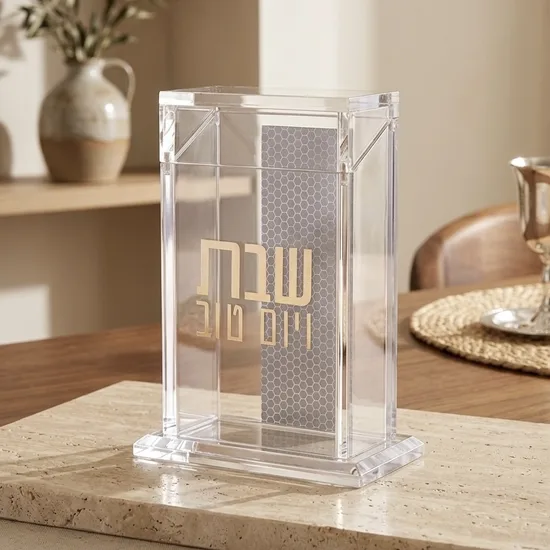 מעמד לגפרורים אקריליק דגם הדר