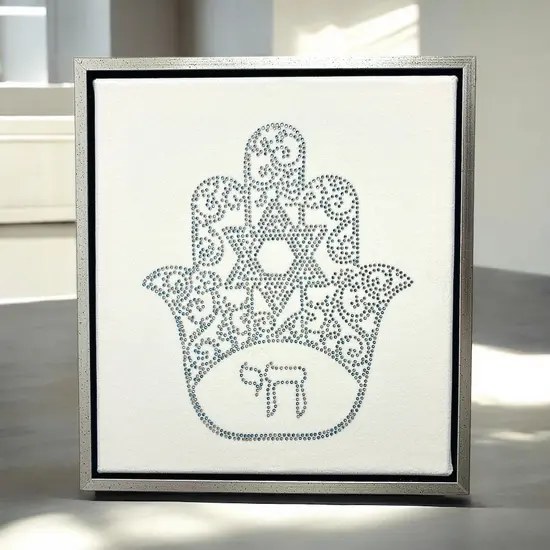 ציור קריסטל סברובסקי SWAROVSKI- חמסה - חי